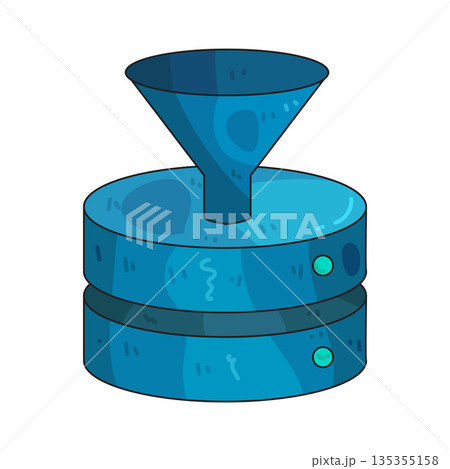 illustration of Data Filter 135355158