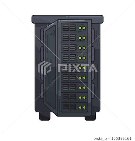 illustration of Data Server illustration of Data Server 135355161