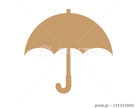 傘のマーク（雨のアイコン） 135355888