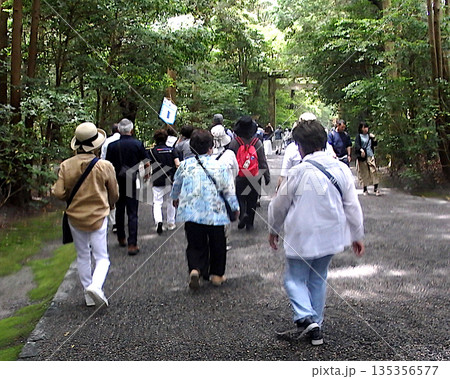 裏参道、一の鳥居、伊勢神宮外宮 裏参道、一の鳥居、伊勢神宮外宮 135356577