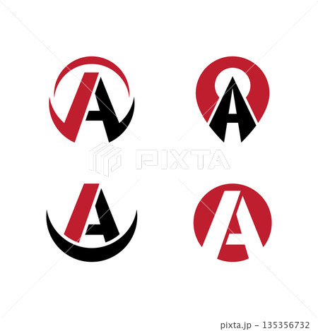 A initial letter logo 135356732