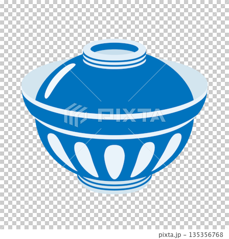 蓋つき丼ぶりのアイコン 135356768