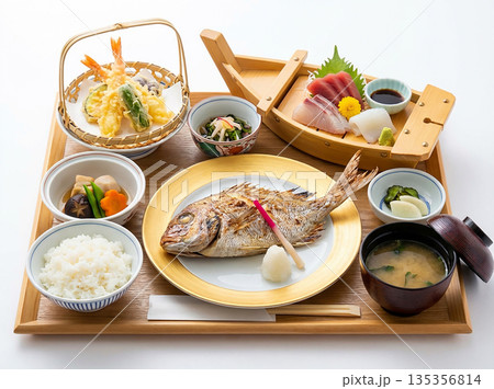 懐石料理　祝い膳 135356814