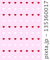 シンプルなハート柄のバレンタイン背景イラスト　縦 135360017