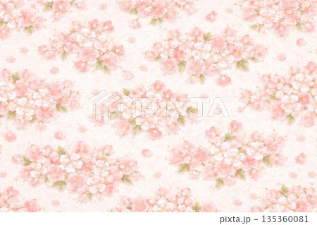 背景素材　花　桜　さくら　サクラ 135360081