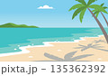 Calm Island Beach Blue Ocean 135362392
