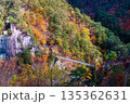 【栃木県_奥日光】紅葉と吊り橋の瀬戸合峡 11月 135362631