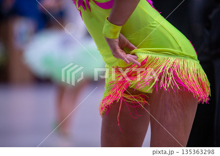 Close-up female latin dancer Close-up female latin dancer 135363298