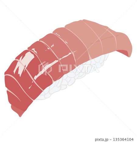 Tuna Sushi Illustration – Japanese Food Tuna Sushi Illustration – Japanese Food 135364104
