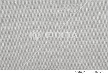 Gray woven textile fabric texture background surface 135364289