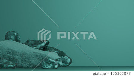 Mock up Pantone color, Fashion product background stand podium display with blank backdrops.3d rendering Mock up Pantone color, Fashion product background stand podium display with blank backdrops.3d rendering 135365077