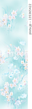 Diverse Delicate Floral And Decorative Pattern Designs In Soft Tones Diverse Delicate Floral And Decorative Pattern Designs In Soft Tones 135365422