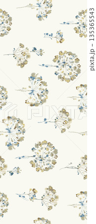 Diverse Delicate Floral And Decorative Pattern Designs In Soft Tones 135365543