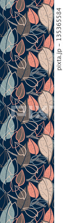 Diverse Delicate Floral And Decorative Pattern Designs In Soft Tones Diverse Delicate Floral And Decorative Pattern Designs In Soft Tones 135365584