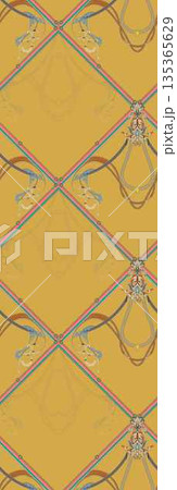 Diverse Delicate Floral And Decorative Pattern Designs In Soft Tones 135365629