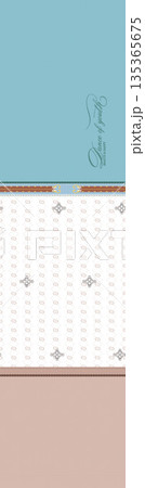 Diverse Delicate Floral And Decorative Pattern Designs In Soft Tones 135365675