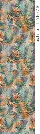 Diverse Delicate Floral And Decorative Pattern Designs In Soft Tones 135365716