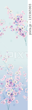 Diverse Delicate Floral And Decorative Pattern Designs In Soft Tones 135365903