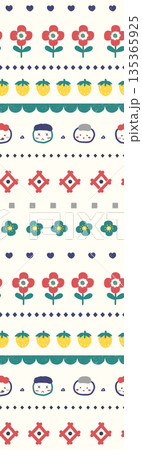 Diverse Delicate Floral And Decorative Pattern Designs In Soft Tones 135365925