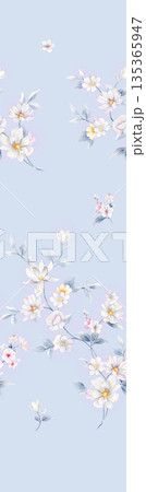 Diverse Delicate Floral And Decorative Pattern Designs In Soft Tones Diverse Delicate Floral And Decorative Pattern Designs In Soft Tones 135365947
