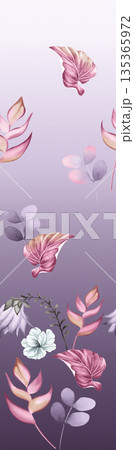 Diverse Delicate Floral And Decorative Pattern Designs In Soft Tones Diverse Delicate Floral And Decorative Pattern Designs In Soft Tones 135365972