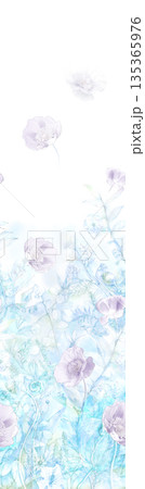 Diverse Delicate Floral And Decorative Pattern Designs In Soft Tones 135365976