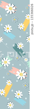 Diverse Delicate Floral And Decorative Pattern Designs In Soft Tones 135366026