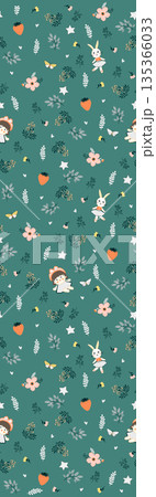Diverse Delicate Floral And Decorative Pattern Designs In Soft Tones Diverse Delicate Floral And Decorative Pattern Designs In Soft Tones 135366033