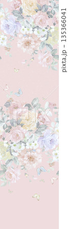 Diverse Delicate Floral And Decorative Pattern Designs In Soft Tones Diverse Delicate Floral And Decorative Pattern Designs In Soft Tones 135366041