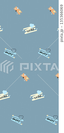 Diverse Delicate Floral And Decorative Pattern Designs In Soft Tones 135366069