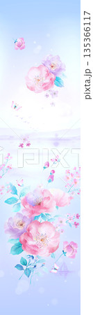 Diverse Delicate Floral And Decorative Pattern Designs In Soft Tones 135366117