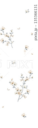 Diverse Delicate Floral And Decorative Pattern Designs In Soft Tones Diverse Delicate Floral And Decorative Pattern Designs In Soft Tones 135366131