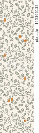 Diverse Delicate Floral And Decorative Pattern Designs In Soft Tones 135366133