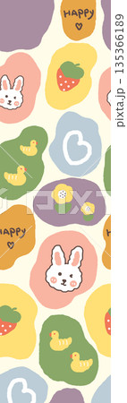 Diverse Delicate Floral And Decorative Pattern Designs In Soft Tones 135366189