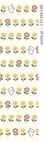 Diverse Delicate Floral And Decorative Pattern Designs In Soft Tones 135366199