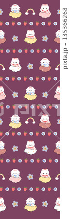 Diverse Delicate Floral And Decorative Pattern Designs In Soft Tones Diverse Delicate Floral And Decorative Pattern Designs In Soft Tones 135366268