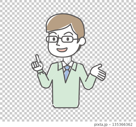 Explanatory worker male 135366362