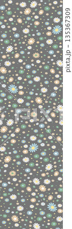 Soft Pastel Floral And Abstract Decorative Pattern Design Collection 135367309