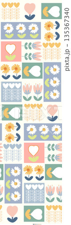 Soft Pastel Floral And Abstract Decorative Pattern Design Collection Soft Pastel Floral And Abstract Decorative Pattern Design Collection 135367340