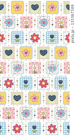 Soft Pastel Floral And Abstract Decorative Pattern Design Collection Soft Pastel Floral And Abstract Decorative Pattern Design Collection 135367389