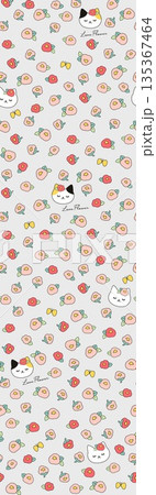 Soft Pastel Floral And Abstract Decorative Pattern Design Collection 135367464