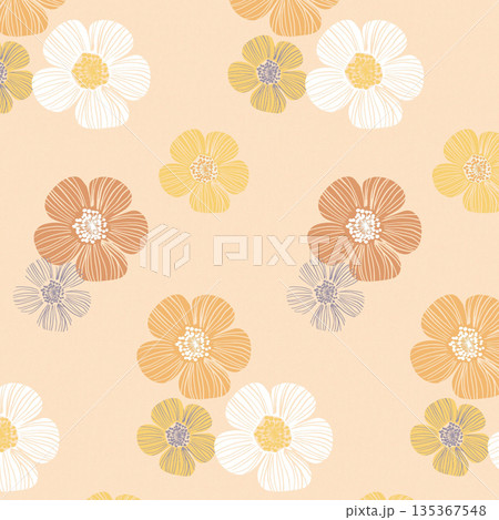 Soft Pastel Floral And Abstract Decorative Pattern Design Collection Soft Pastel Floral And Abstract Decorative Pattern Design Collection 135367548