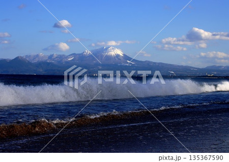 冬の美保湾 冬の美保湾 135367590