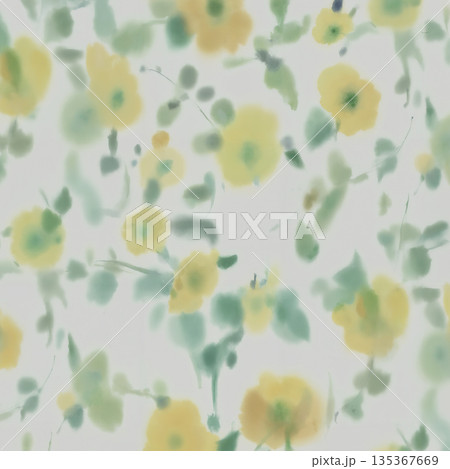 Soft Pastel Floral And Abstract Decorative Pattern Design Collection 135367669