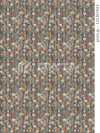 Soft Pastel Floral And Abstract Decorative Pattern Design Collection 135367693