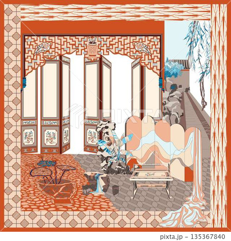 Soft Pastel Floral And Abstract Decorative Pattern Design Collection Soft Pastel Floral And Abstract Decorative Pattern Design Collection 135367840