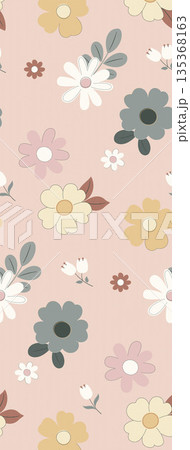 Soft Pastel Floral And Abstract Decorative Pattern Design Collection Soft Pastel Floral And Abstract Decorative Pattern Design Collection 135368163