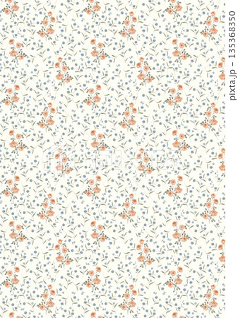 Soft Pastel Floral And Abstract Decorative Pattern Design Collection 135368350