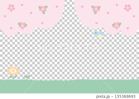 Soft Spring Colors Graduation/Entrance Series | Cherry Blossom Header and Field Footer Set Soft Spring Colors Graduation/Entrance Series | Cherry Blossom Header and Field Footer Set 135368693