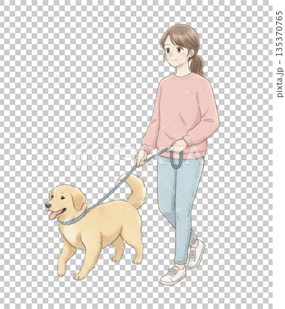 狗walk女人 135370765